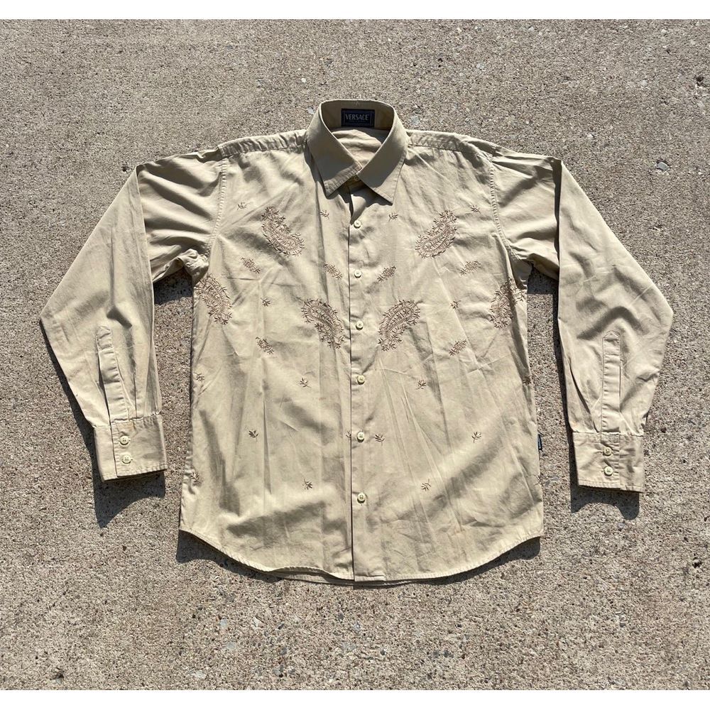 Vintage Versace Button up - Picture 2 of 8